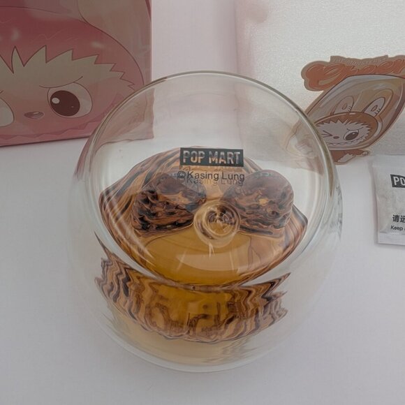 Labubu the Monsters Cheers! Double Walled Glass Cup - Warm Heart - Picture 3 of 4